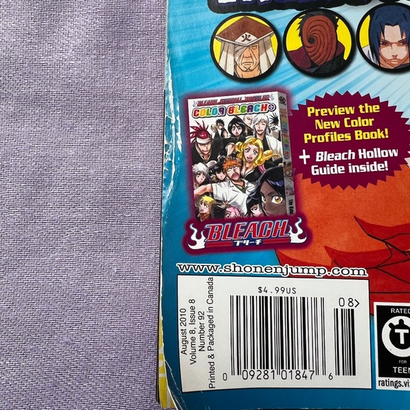 SHONEN JUMP 2010 AUG with New Kakashi Hatake Card - Picture 2 of 7